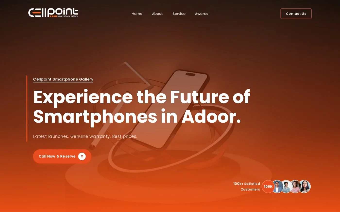 CellPoint website preview