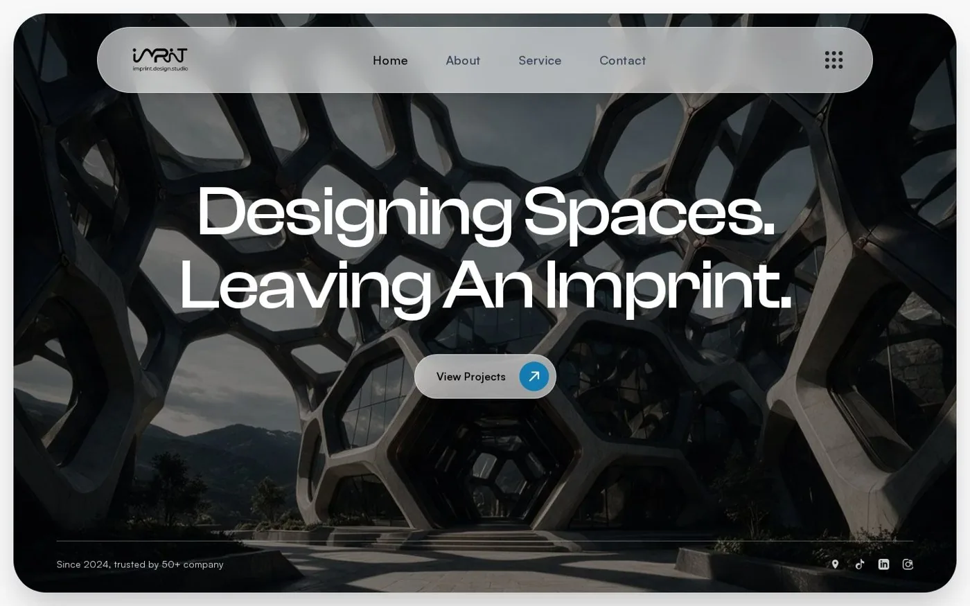 Imprint Studio website preview